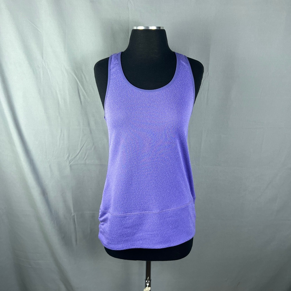 Kirkland Signature Athletic Tank Top Womens Medium Purple Stretch French Terry